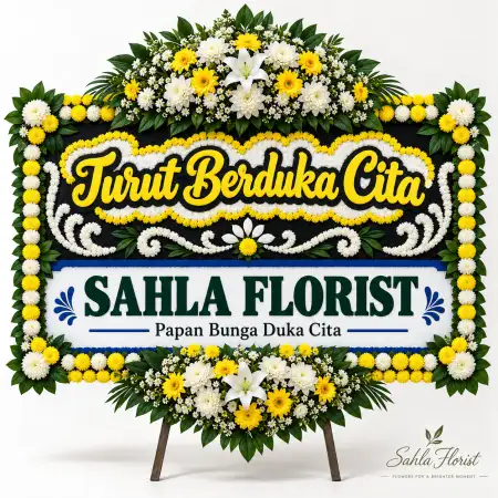 Papan Bunga Duka Kotamobagu